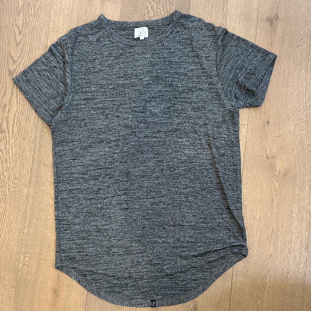Men’s KUWALLATEE Charcoal Scoop Short Sleeve Tee